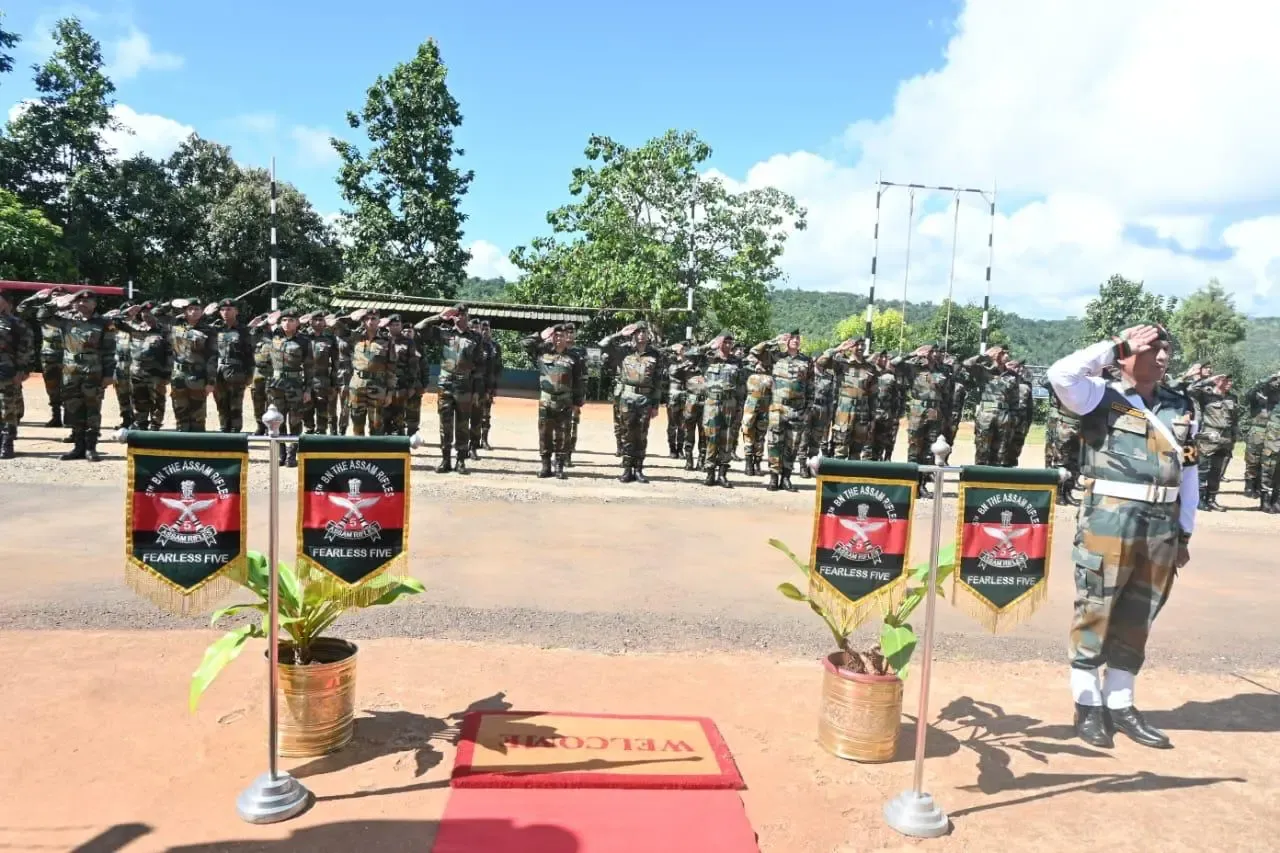How Did Assam Rifles Honor the Indomitable Spirit of Soldiers?