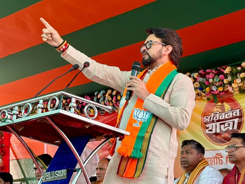Anurag Thakur Criticizes CM Mamata at BJP's Parivartan Yatra