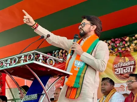 Anurag Thakur Criticizes CM Mamata at BJP's Parivartan Yatra