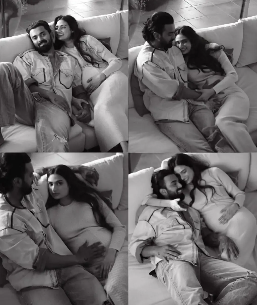 Athiya Shetty Displays Baby Bump in Maternity Photos with KL Rahul