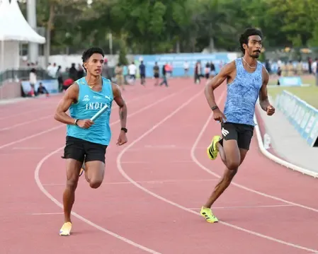 Top Indian Sprinters Prepare for World Athletics Relays Qualification