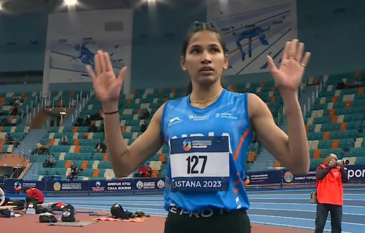 How did Jyothi Yarraji help India dominate the Taiwan Athletics Open?