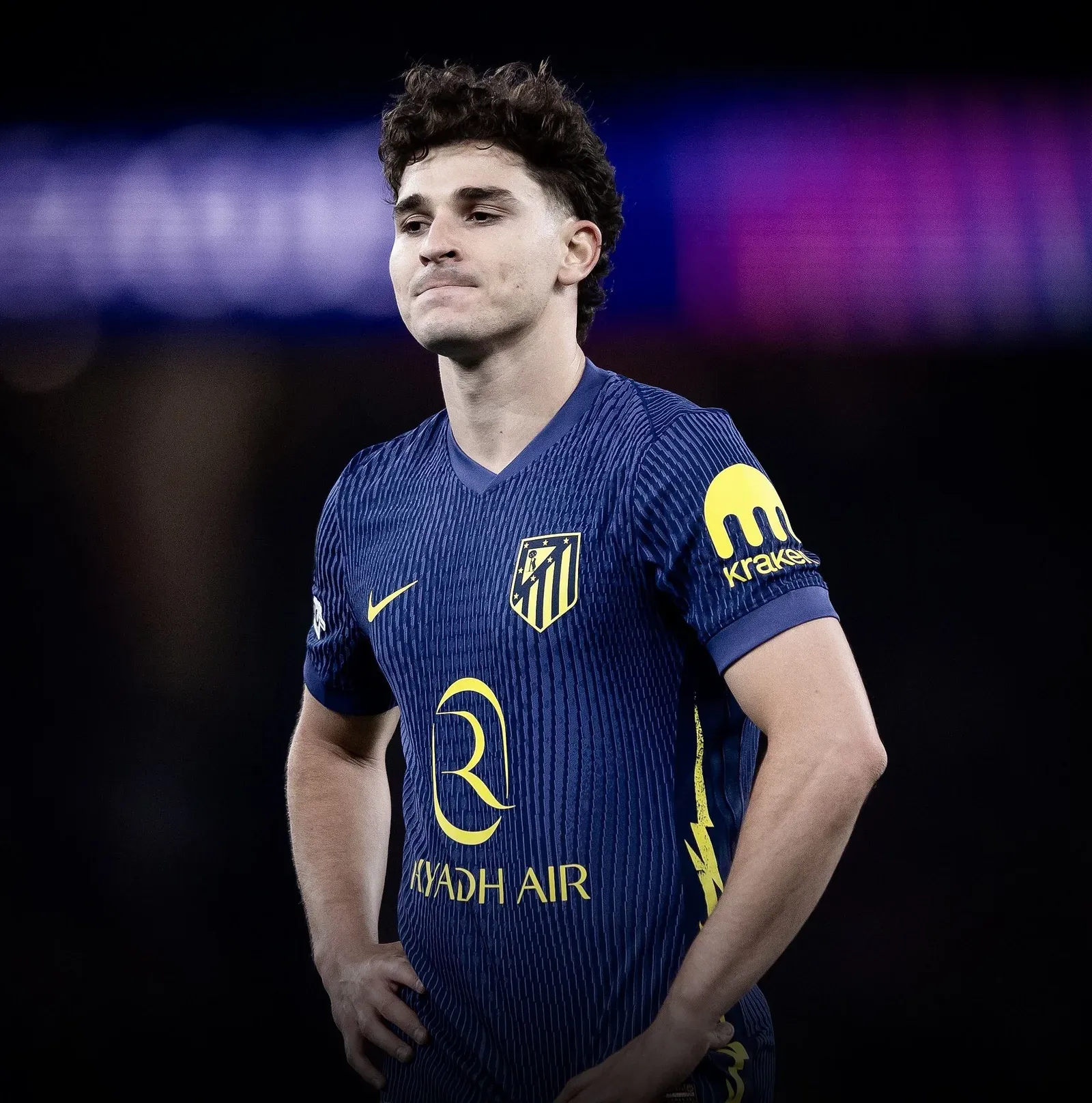 Julian Alvarez reports for Atletico Madrid pre-season amid transfer talk