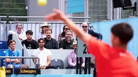 Carlos Alcaraz watches brother Jaime's Madrid Open U-16 debut