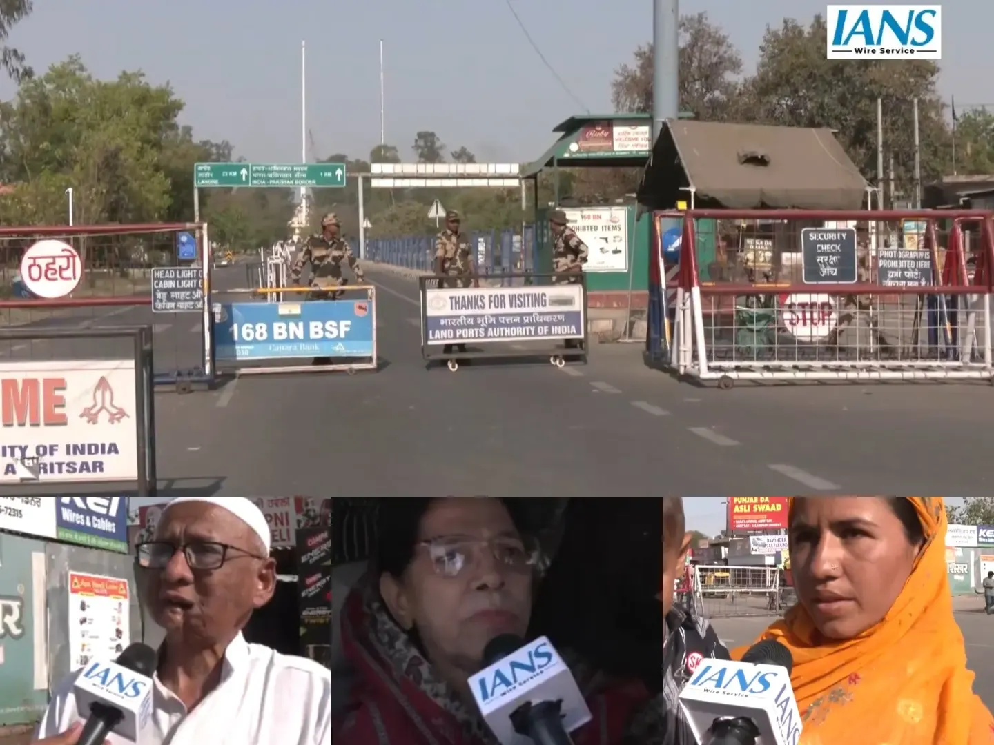 Pakistani Tourists Departing from Attari-Wagah Border