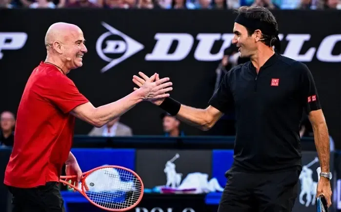 Did Federer and Agassi Steal the Show at Melbourne Park's Opening Ceremony?