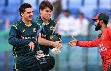 ऑस्ट्रेलिया ने टी20 सीरीज जीती, चटगांव में बांग्लादेश को 7 रन से हराकर 2-0 की बढ़त
