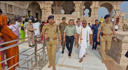 थल सेना प्रमुख जनरल उपेंद्र द्विवेदी का अयोध्या दौरा, रामलला और हनुमानगढ़ी में किए दर्शन