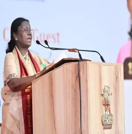 राष्ट्रपति मुर्मु ने राष्ट्रीय रक्षा विश्वविद्यालय के महत्व पर जोर दिया