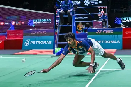 Ayush Shetty Shocks World No. 4 Jonatan Christie, Advances to Semis at Badminton Asia Championships