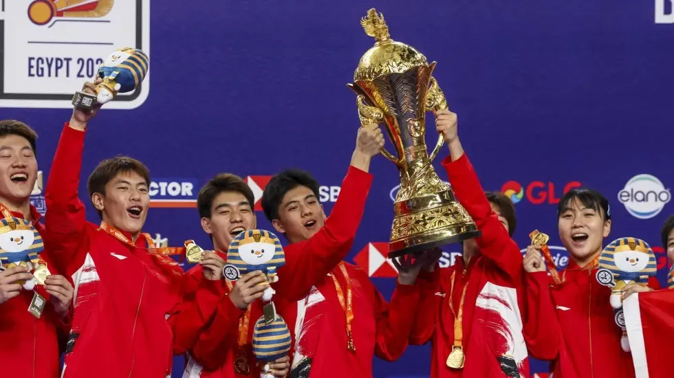 China clinch 16th Suhandinata Cup, beat Malaysia in BWF World Junior Team C'ships final