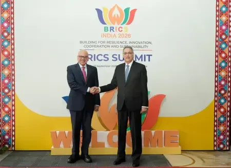 Bahrain FM arrives in New Delhi for 18th BRICS Summit 2026