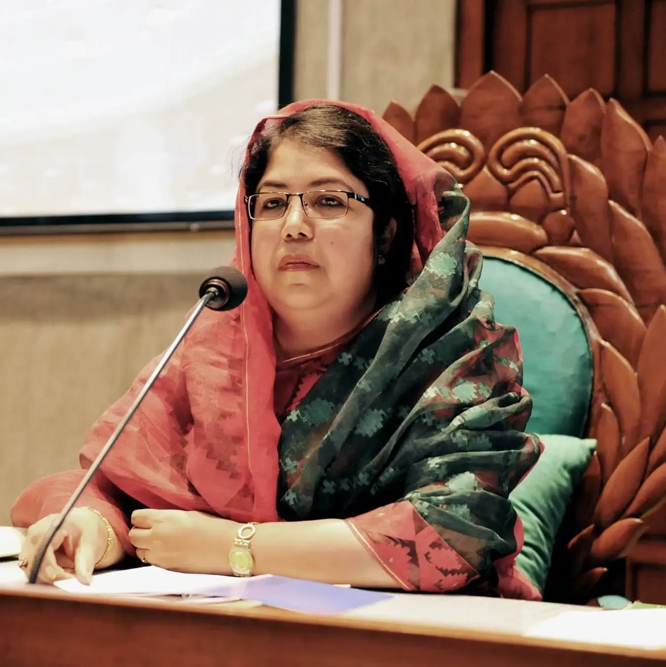 Former Bangladeshi Speaker Shirin Sharmin Chaudhury Detained in Dhaka