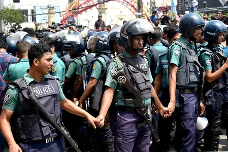 Bangladesh police baton-charge student protests, drawing global rights outcry