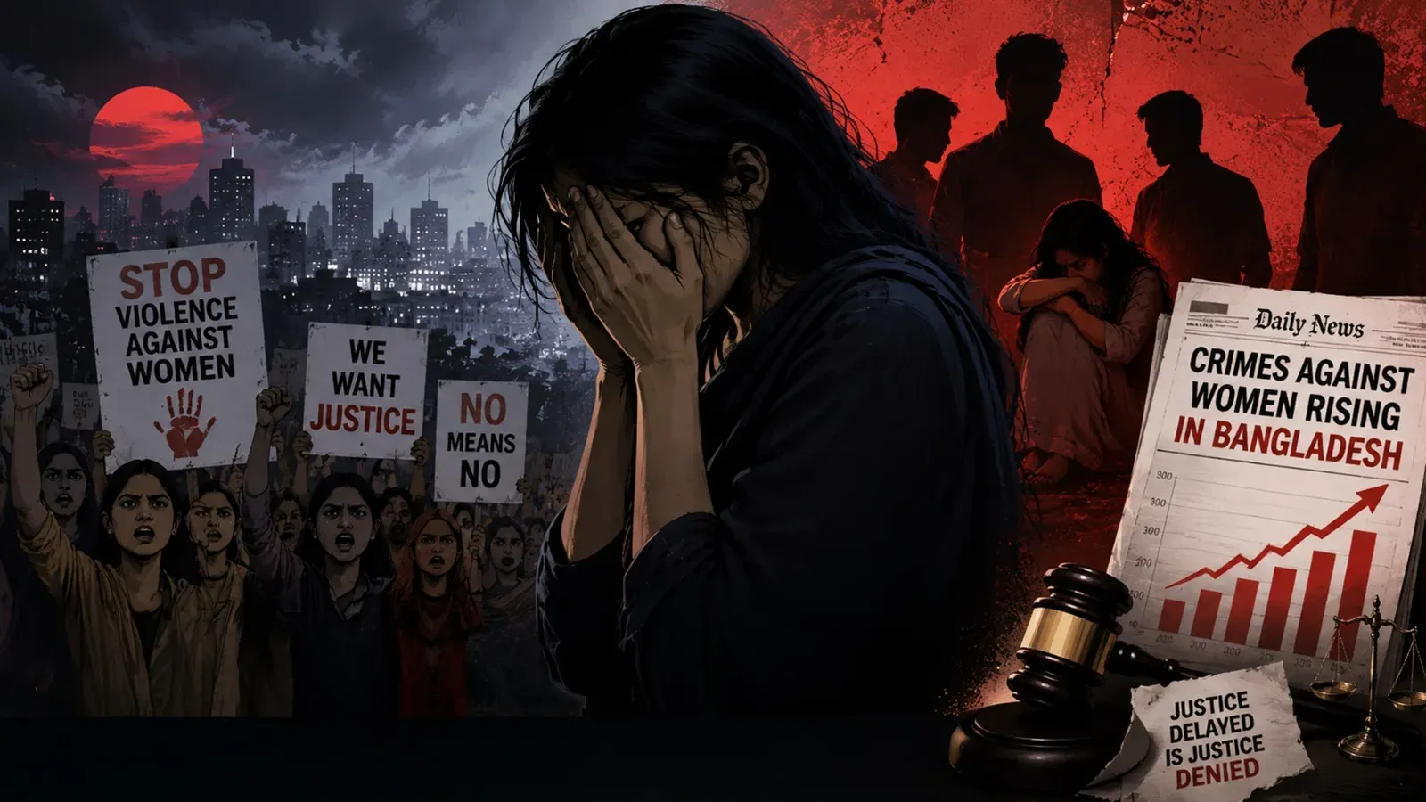 Bangladesh: 1,667 women faced violence in 7 months, rights body warns of 'safe haven' for rape