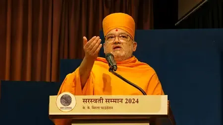 How Did BAPS’ Bhadreshdas Swami Become the First Saint-Scholar to Receive the Saraswati Samman?