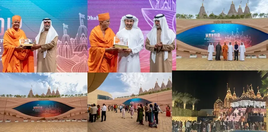 BAPS Hindu Mandir Celebrates Its First Anniversary in UAE
