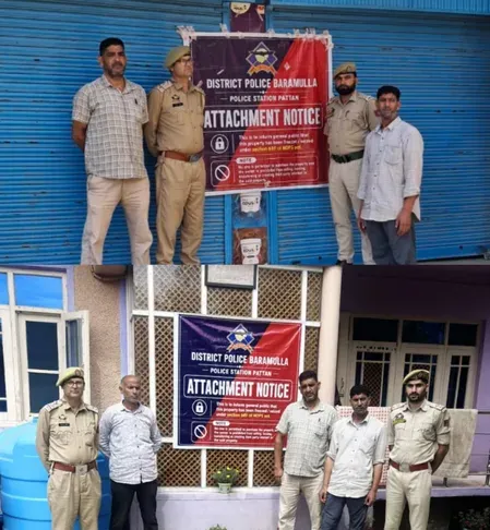 बारामूला पुलिस ने ड्रग तस्कर की ₹29 लाख से अधिक की संपत्ति जब्त की, NDPS एक्ट के तहत कार्रवाई