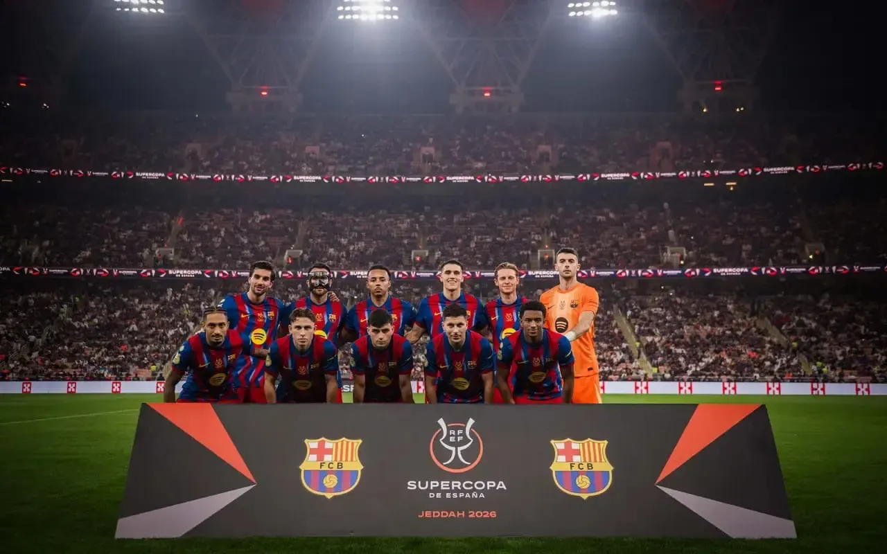 How did Barcelona secure their spot in the Spanish Super Cup final?