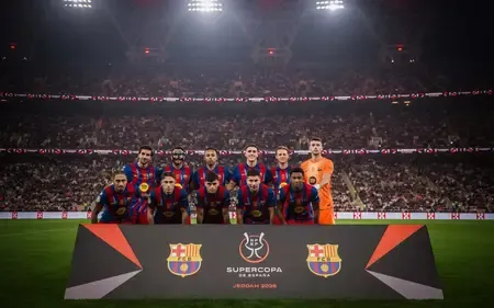 How did Barcelona secure their spot in the Spanish Super Cup final?