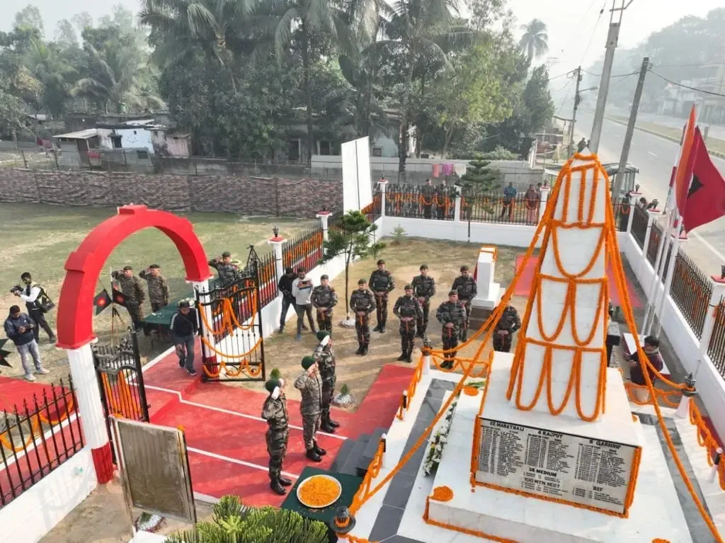 Commemoration of the Hilli Battle at Bengal War Memorial