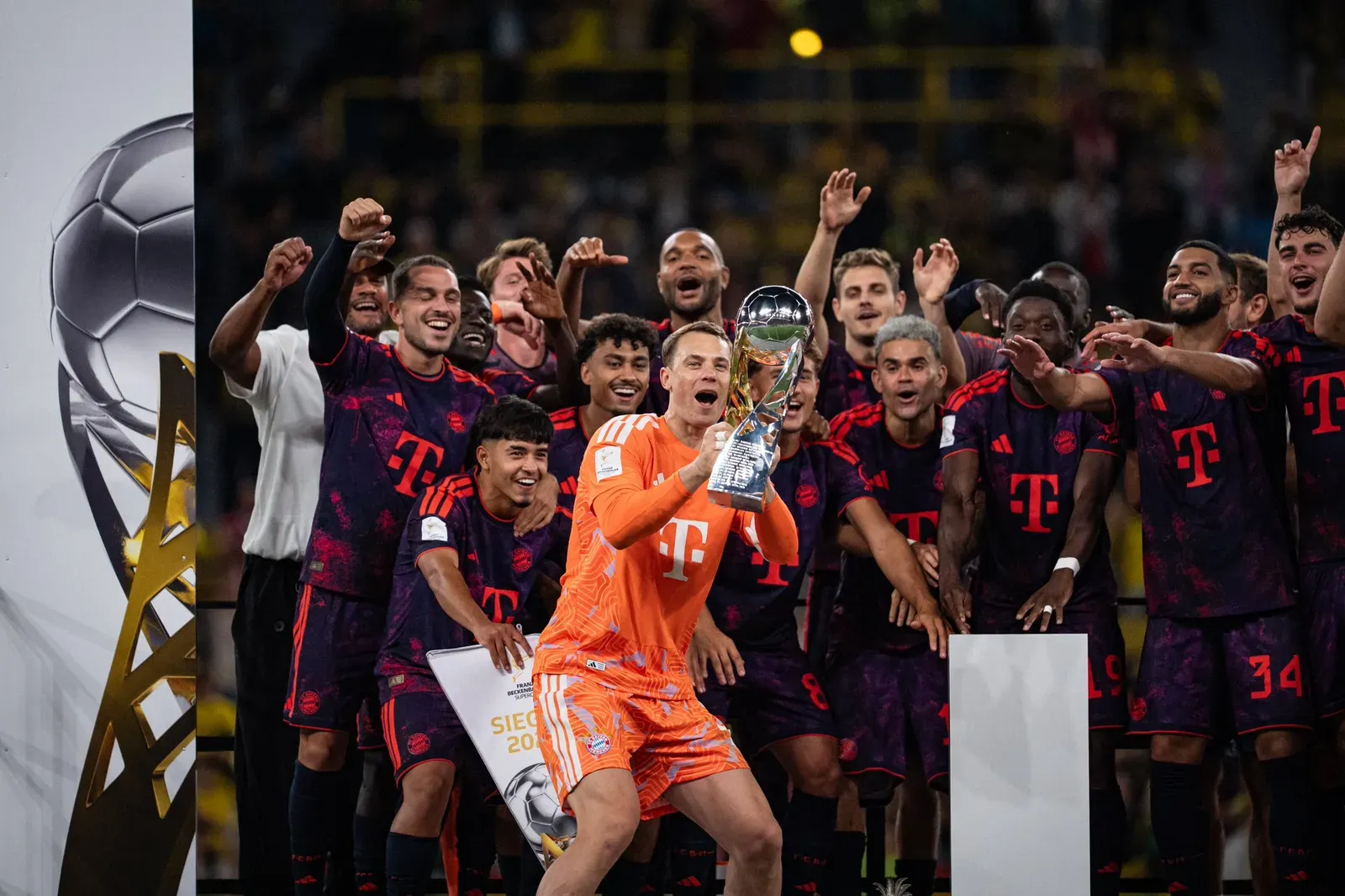 Bayern Munich win record 12th Supercup, beat Dortmund 2-1 in Beckenbauer Cup