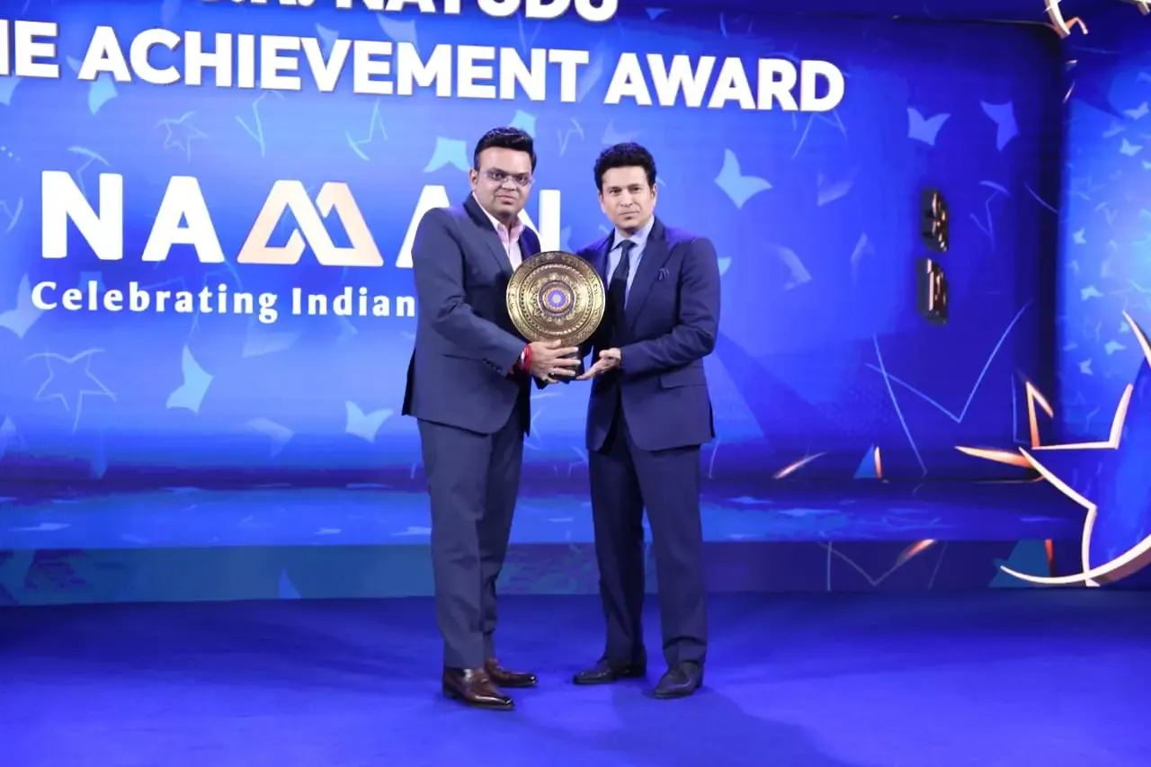 BCCI Honors Sachin Tendulkar with Col C.K. Nayudu Lifetime Achievement Award
