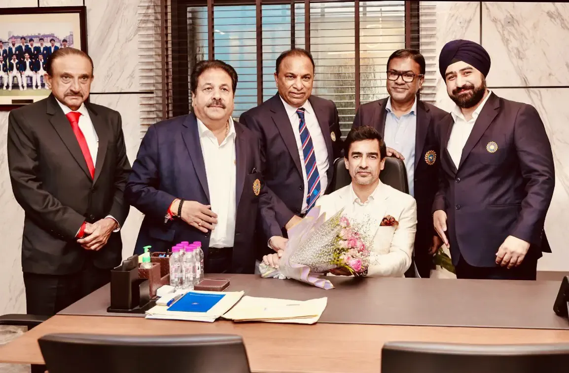 How are BCCI President Manhas and Secretary Saikia Supporting Blind Cricket in India?
