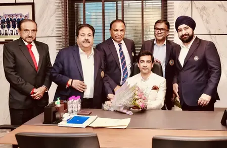 How are BCCI President Manhas and Secretary Saikia Supporting Blind Cricket in India?