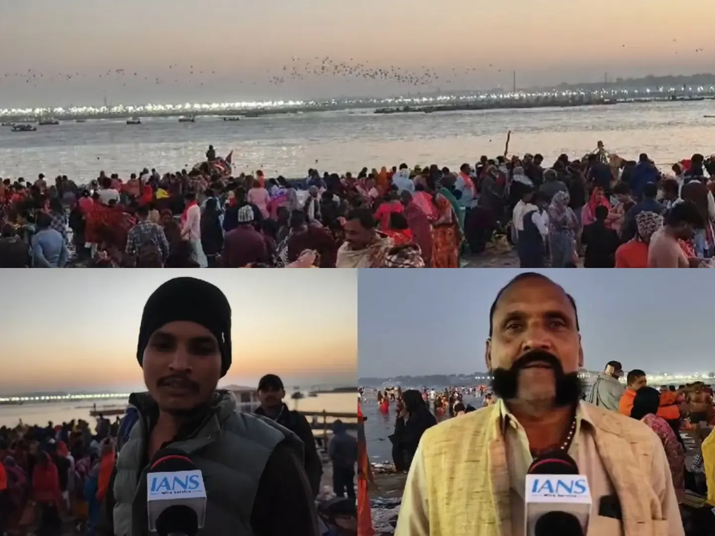 Devotees Celebrate Exceptional Arrangements at Maha Kumbh 2025