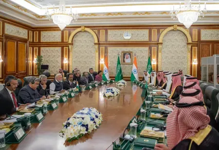 PM Modi Collaborates with Saudi Crown Prince Ahead of Return to India