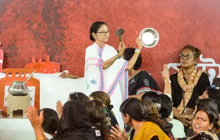 Mamata Banerjee Accuses BJP of Leaflet Distribution at Protest Site Ahead of Modi's Rally
