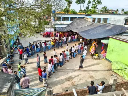 West Bengal Phase 2 polling: 89.99% turnout by 5 pm, edges past Phase 1