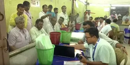 Bengal election count: BJP leads 73-59 over TMC after first hour