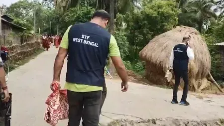 Sandeshkhali arms haul: STF recovers weapons cache from pond linked to Trinamool leader