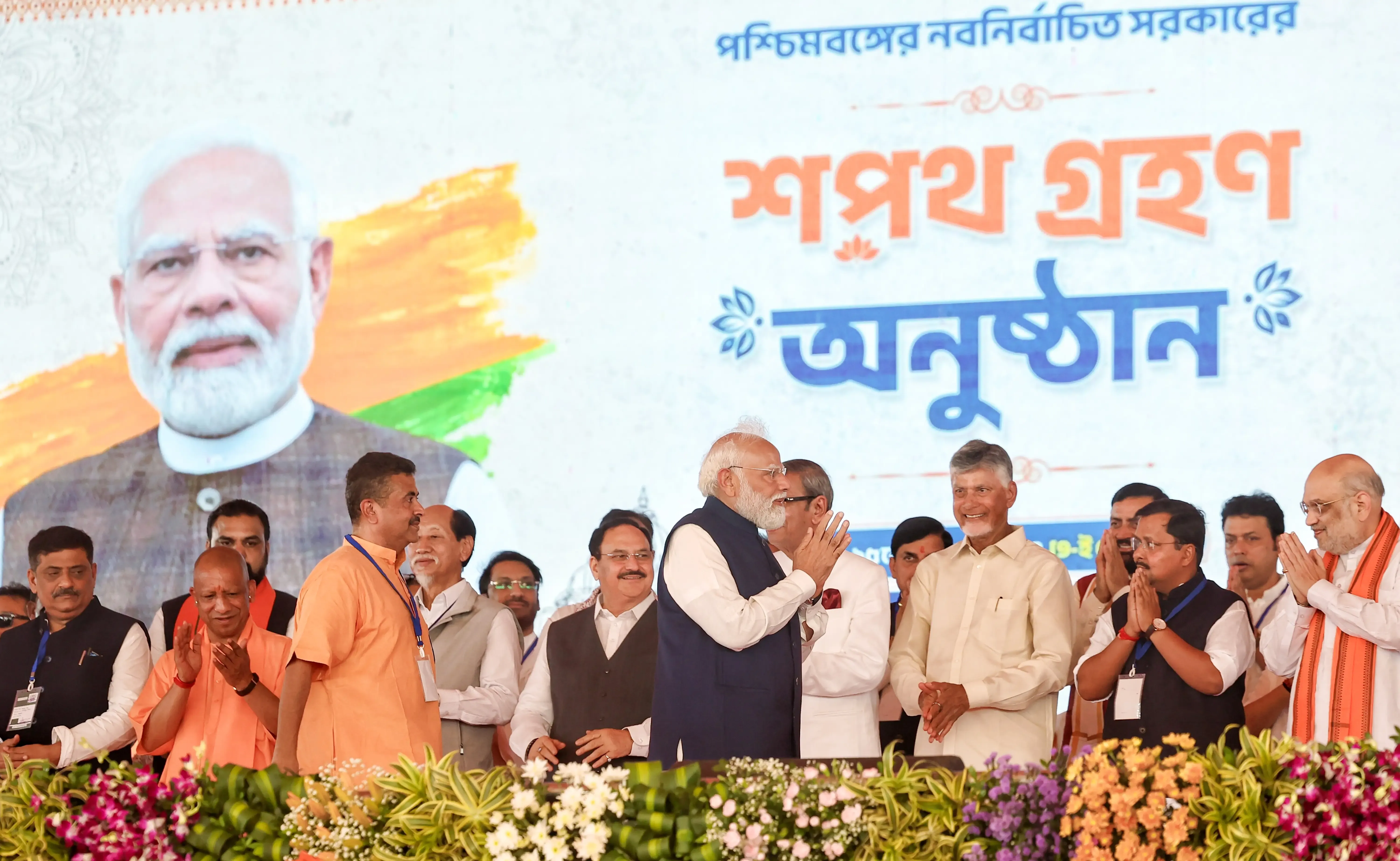 Amit Shah calls Bengal BJP swearing-in historic at Yediyurappa event