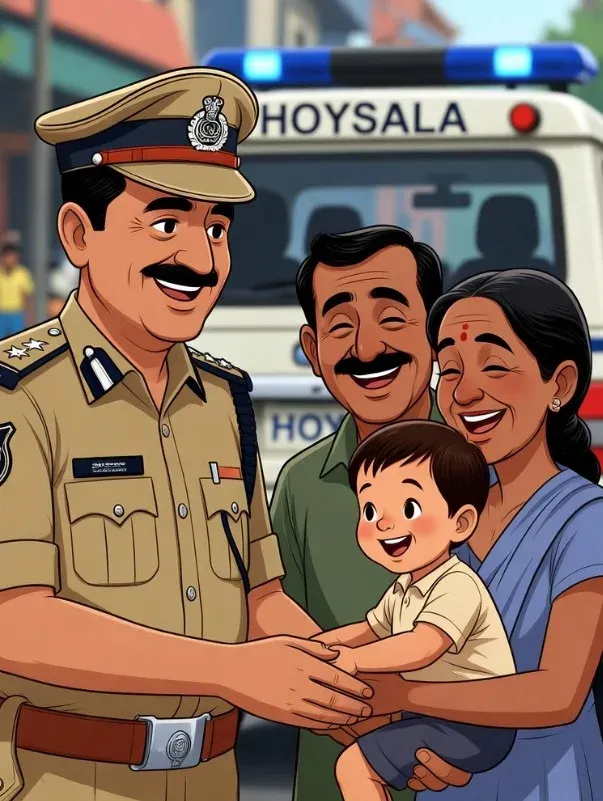 बेंगलुरु: उप्परपेट पुलिस ने सिर्फ 16 मिनट में लापता 3 वर्षीय बच्चे को सुरक्षित बचाया