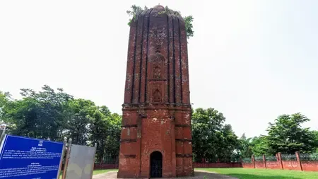 इच्छाई घोषेर देउल: बंगाल का 7वीं सदी का भगवती मंदिर, जिसे ब्रिटिश काल में बना 'त्रिकोणमितीय सर्वेक्षण टावर'