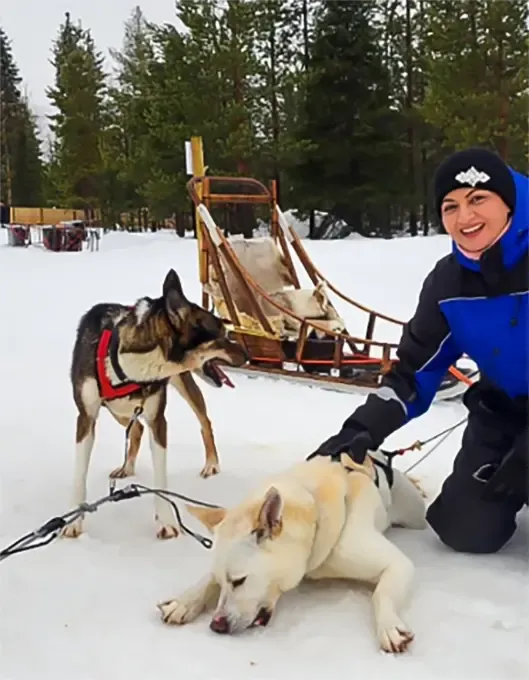 Bhagyashree's Enchanting Arctic Trip: A Romantic Escape in Finland with Himalaya