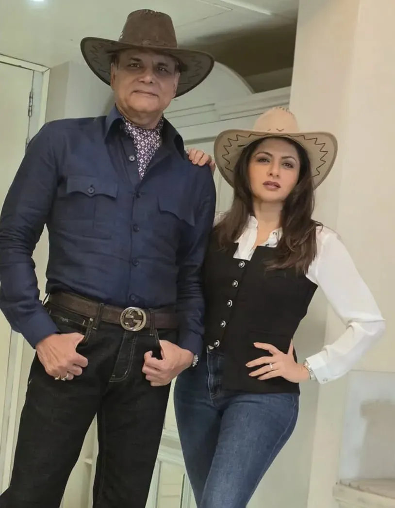 Bhagyashree celebrates 'Wild Wild West' weekend in Udaipur with husband Himalaya