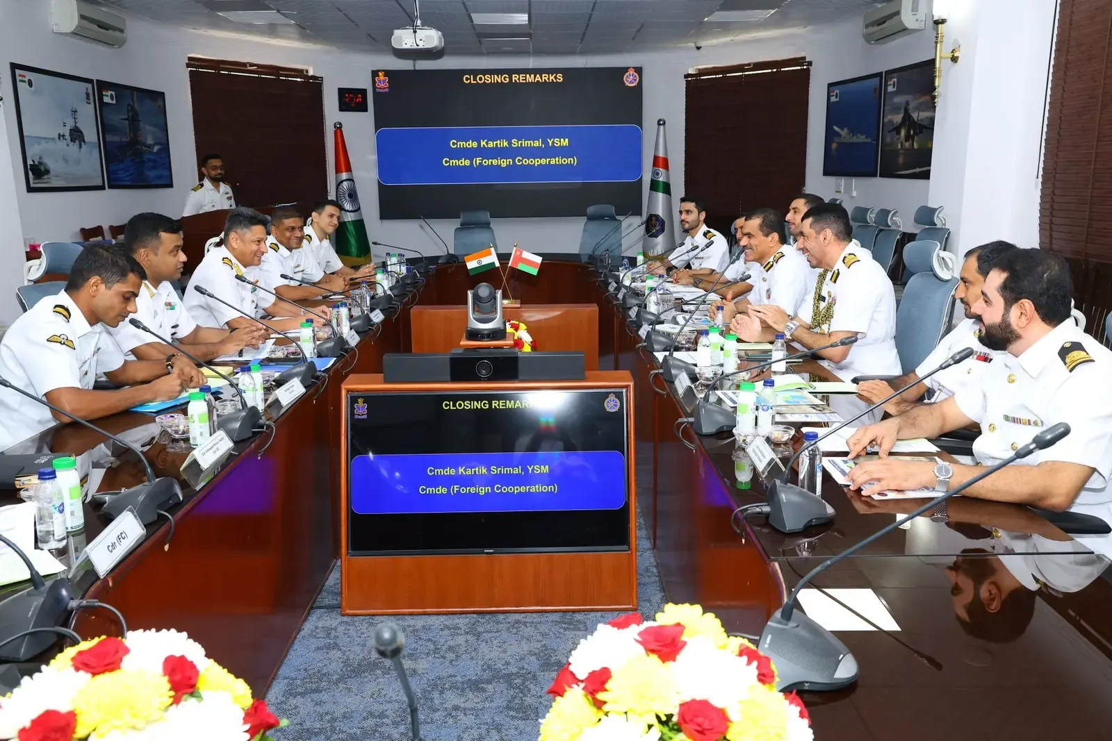 भारत-ओमान नौसेना स्टाफ वार्ता का आठवाँ दौर नई दिल्ली में संपन्न, हिंद महासागर सुरक्षा पर मंथन