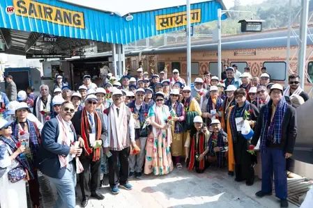 Is the Arrival of Bharat Gaurav Tourist Train at Sairang a Game Changer for Rail Connectivity in Mizoram?