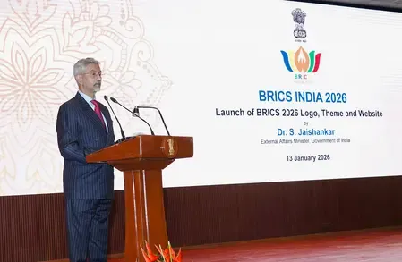 क्या भारत की अध्यक्षता में 'ब्रिक्स 2026' की वेबसाइट, थीम और लोगो लॉन्च हुआ?