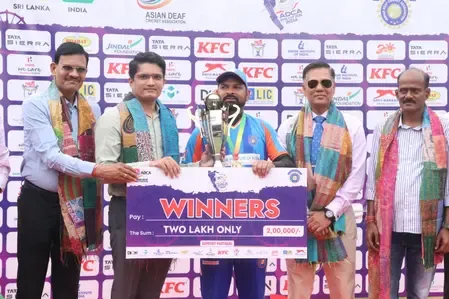 भारत की डेफ टीम ने जीता पहला एडीसीए टी20 एशिया कप