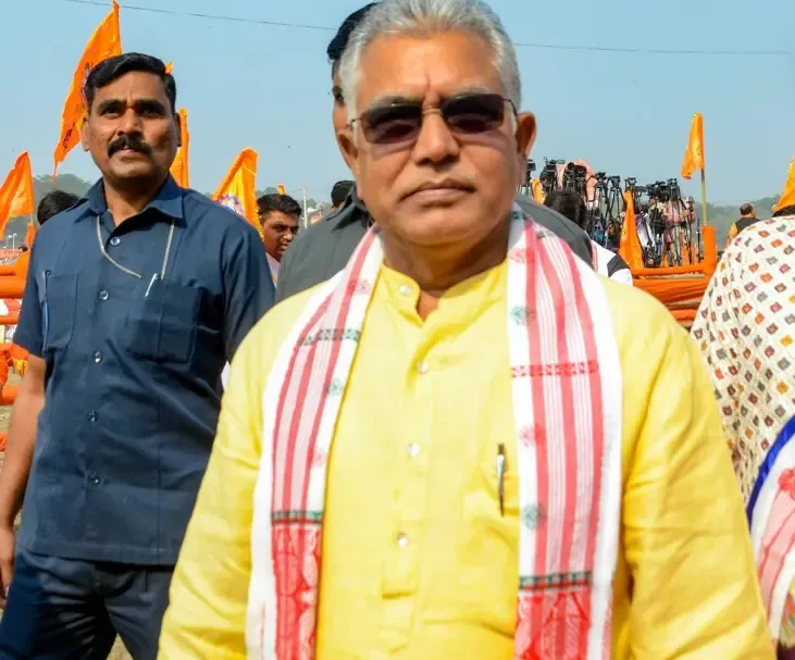 दिलीप घोष ने भारतीय टीम की जीत पर दी बधाई, जय शाह के खिलाफ बोलने वालों की चुप्पी