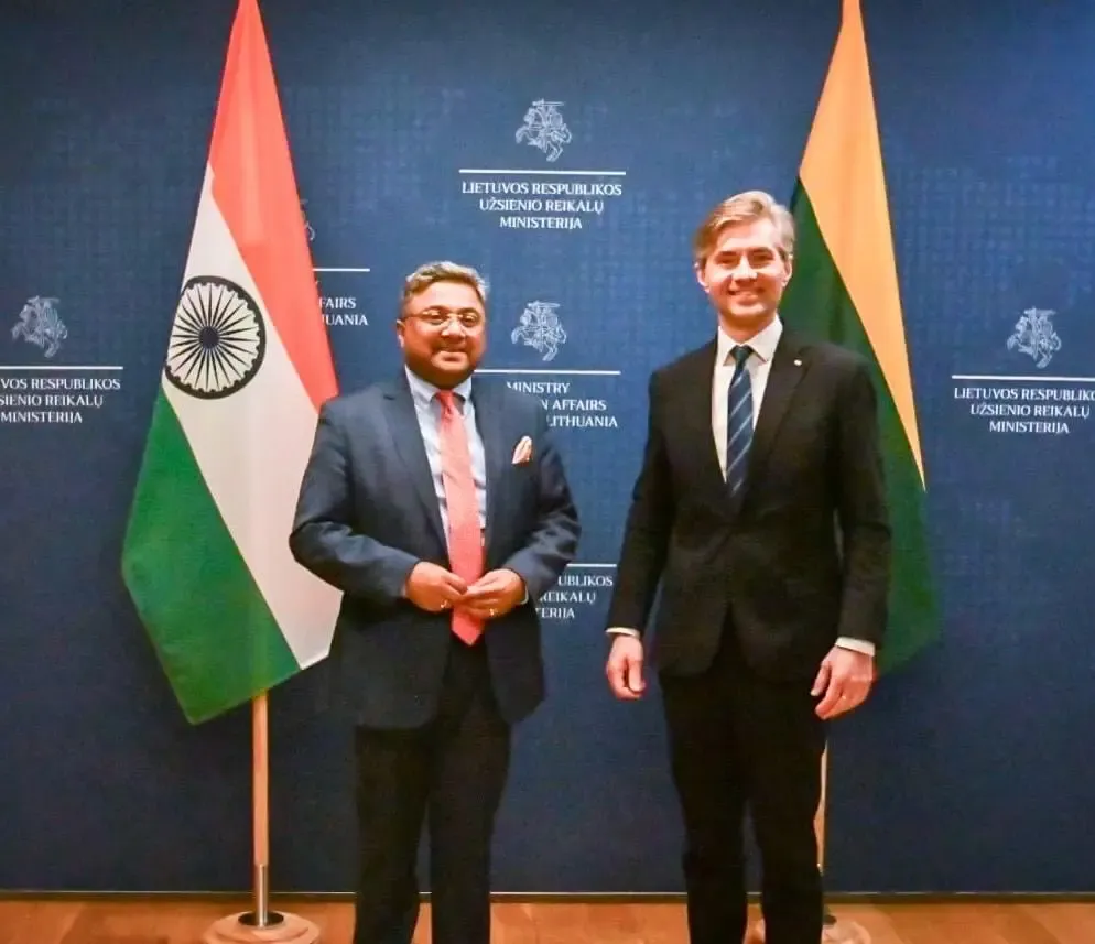 भारत-लिथुआनिया विदेश कार्यालय परामर्श का 10वां राउंड: सिबी जॉर्ज की महत्वपूर्ण बैठक
