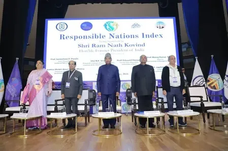 क्या भारत ने वैश्विक उत्तरदायित्व को बढ़ावा देने के लिए 'रिस्पॉन्सिबल नेशंस इंडेक्स' का शुभारंभ किया?