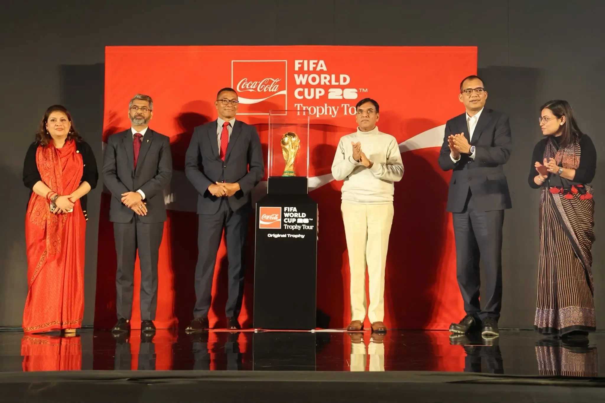 क्या फीफा वर्ल्ड कप ट्रॉफी भारत में अनावरण हुई?