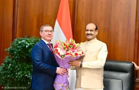 भारत और रूस के संसदीय संबंधों में बढ़ी गति, ओम बिड़ला से रूसी शिष्टमंडल की मुलाकात
