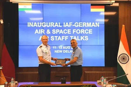 भारत और जर्मनी की वायु सेनाओं के बीच पहली एयर स्टाफ वार्ता, रक्षा सहयोग को नई गति